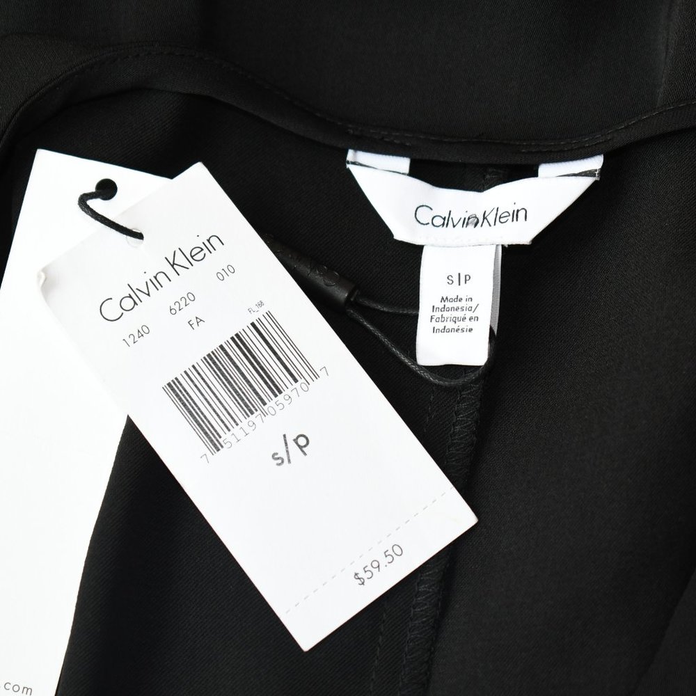 Calvin Klein Black Sleeveless Top NWT - Picture 3 of 3